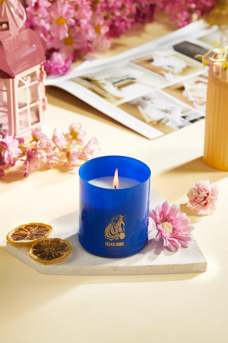 Selka Home Luxy Egzotic Amazon Kokulu Organik Cam Mum 480 gr