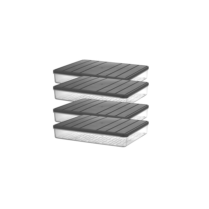 Selka Nora 4 Adet 2,25 Lt. Saklama Kabı - Selka Home | Şık tasarımlar akıllı çözümler