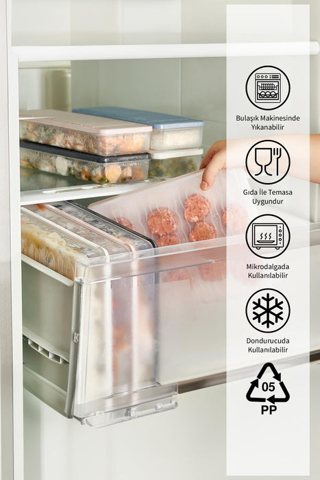 Selka Nora 4 Adet 2,25 Lt. Saklama Kabı - Selka Home | Şık tasarımlar akıllı çözümler