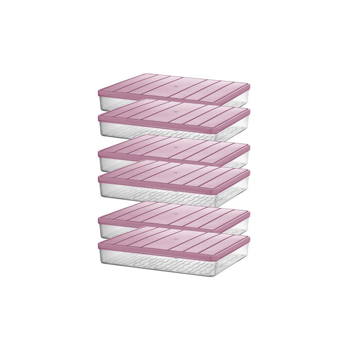 Selka Nora 6 Adet 2,25 Lt. Saklama Kabı - Selka Home | Şık tasarımlar akıllı çözümler