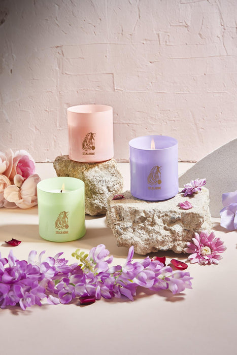 Selka Home Summer Shine Candle Cam Mum 480 gr - Selka Home | Şık tasarımlar akıllı çözümler