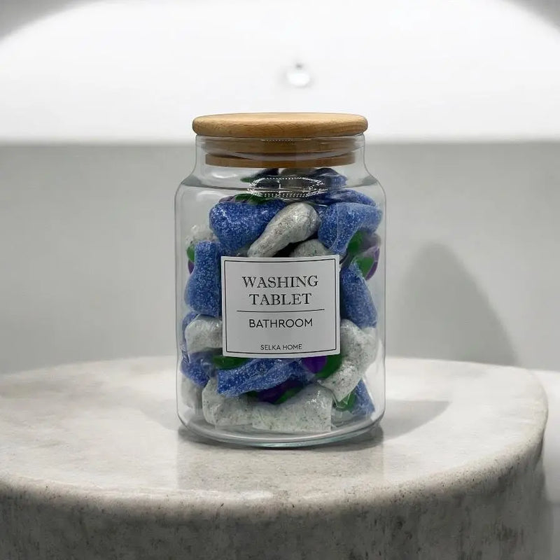Selka Home Yıkama Tableti Kavanozu 890 ML - Selka Home | Şık tasarımlar akıllı çözümler