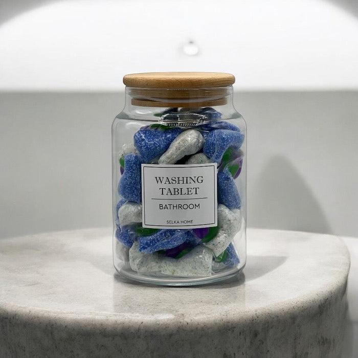 Selka Home Yıkama Tableti Kavanozu 890 ML - Selka Home | Şık tasarımlar akıllı çözümler