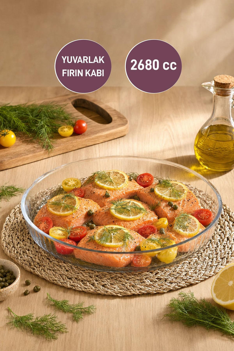 Selka Home Yuvarlak Fırın Kabı