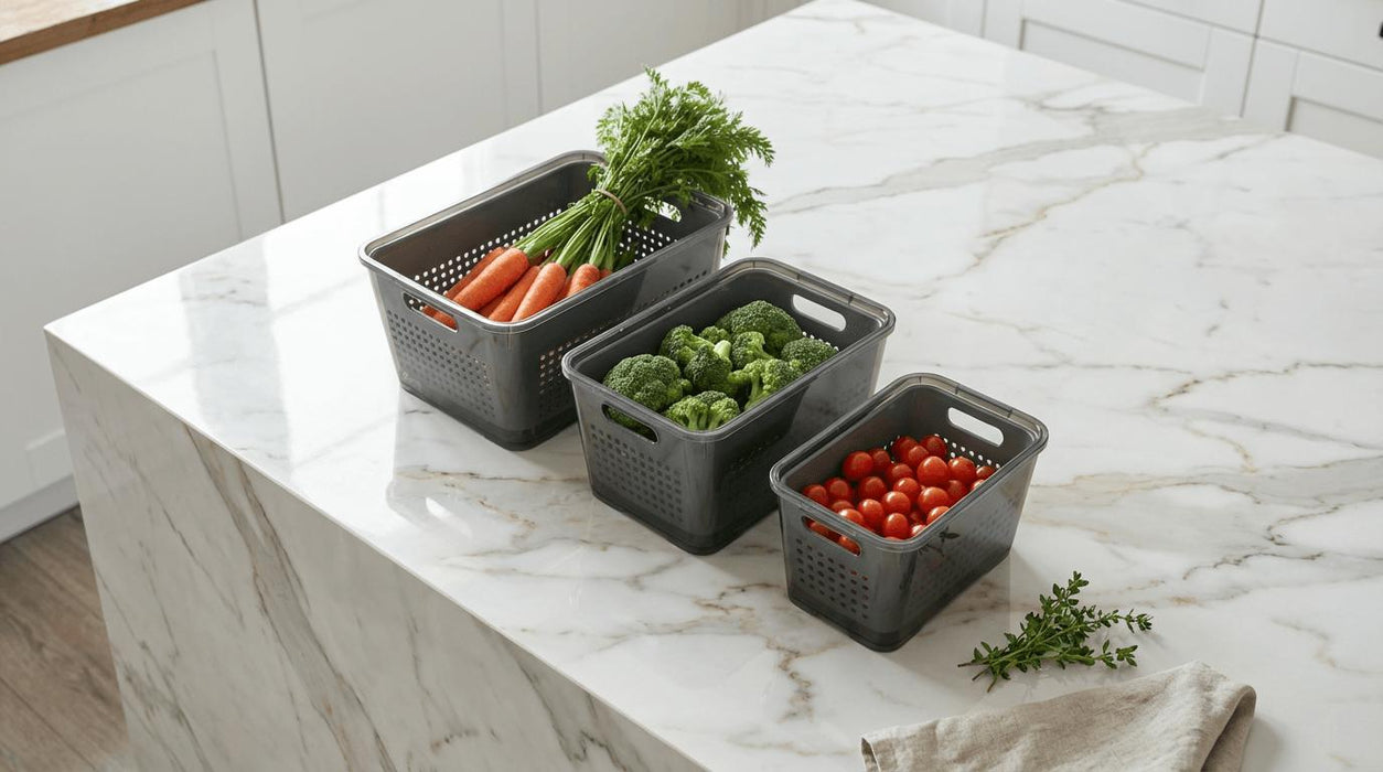 Selka Lavin 3'lü Saklama Kabı ( 2-4-7 Lt. ) - Selka Home | Şık tasarımlar akıllı çözümler